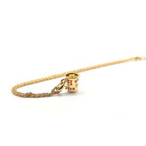 “I Love You” Pendant Gold Plate Necklace